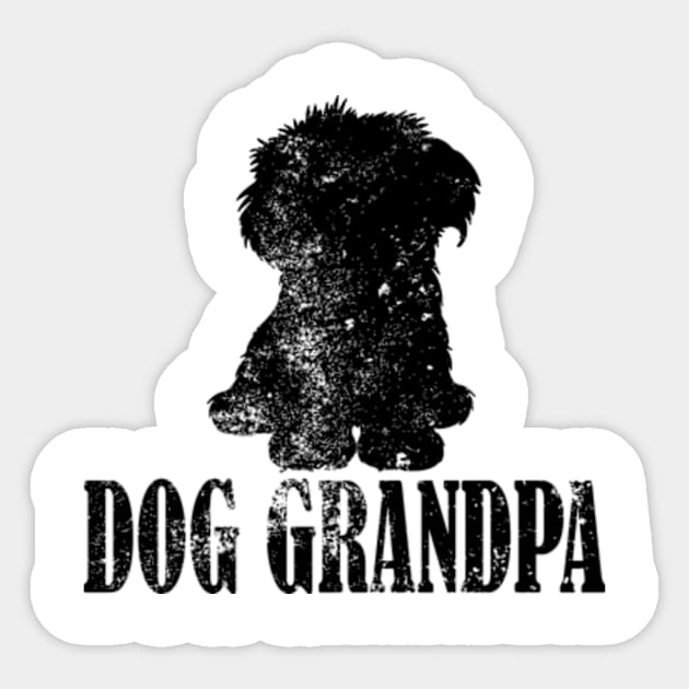 Maltese Dog Grandpa Sticker by AstridLdenOs